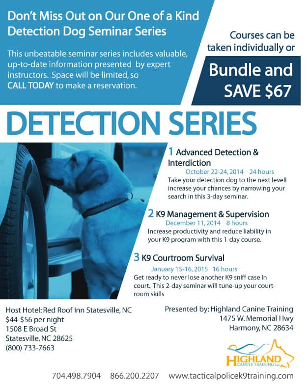 You are currently viewing Detection Dog Seminar Series