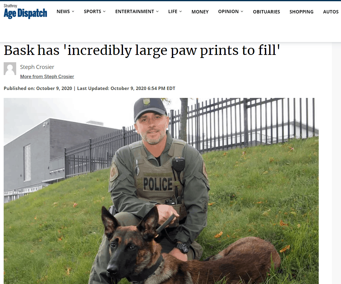 In The News | Police & Military K9 Sales and Training